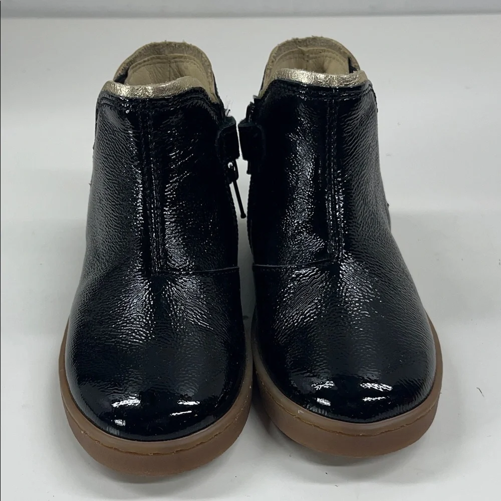 New Naturino Kids' Chelsea Boot Black Girls Size 9.5 Toddler